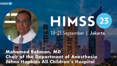 Dr. Mohamed Rehman, chair of the department of anesthesia at Johns Hopkins All Children's Hospital