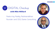 Paddy Padmanabhan, CEO of Damo Consulting and Mike Miliard