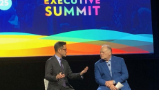 HIMSS President and CEO Hal Wolf and Pierre Le Manh, president and CEO of PMI