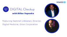 Sammeli Liikkanen, director of digital medicine at Orion Corporation and Dillan Yogendra