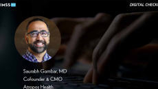 Saurabh Gombar at Atropos Health Typing on keyboard Photo by xijian/Creatas Video/Getty Images