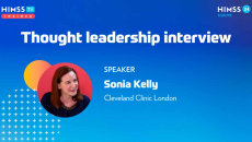 Sonia Kelly at Cleveland Clinic London_HIMSS24 Europe