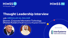 Bruce Steinberg and Abdullah Al-Najjar, director of corporate IT at Dhaman