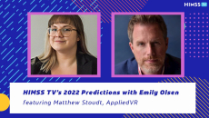 AppliedVR CEO Matthew Stoudt and Emily Olsen