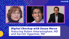 Piece Technologies CEO Dr. Ruben Amarasingham and OSF Ventures' Dr. Garrett Vygantas