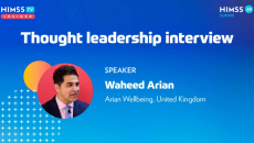 Dr. Waheed Arian at Arian Wellbeing_HIMSS24 Europe