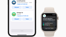 Apple watch and app screenshot