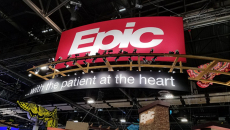 Epic booth at HIMSS global conference