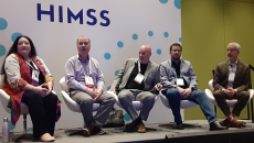 Moderator Didi Davis, Matt Becker, John Blair, Alan Swenson and Steven Lane