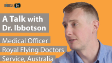 Dr. William Ibbotson, a medical officer with the Royal Flying Doctors Service