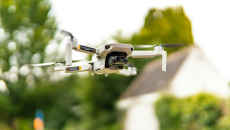 A hovering drone