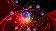 Quantum physics illustration