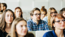 Students in lecture hall