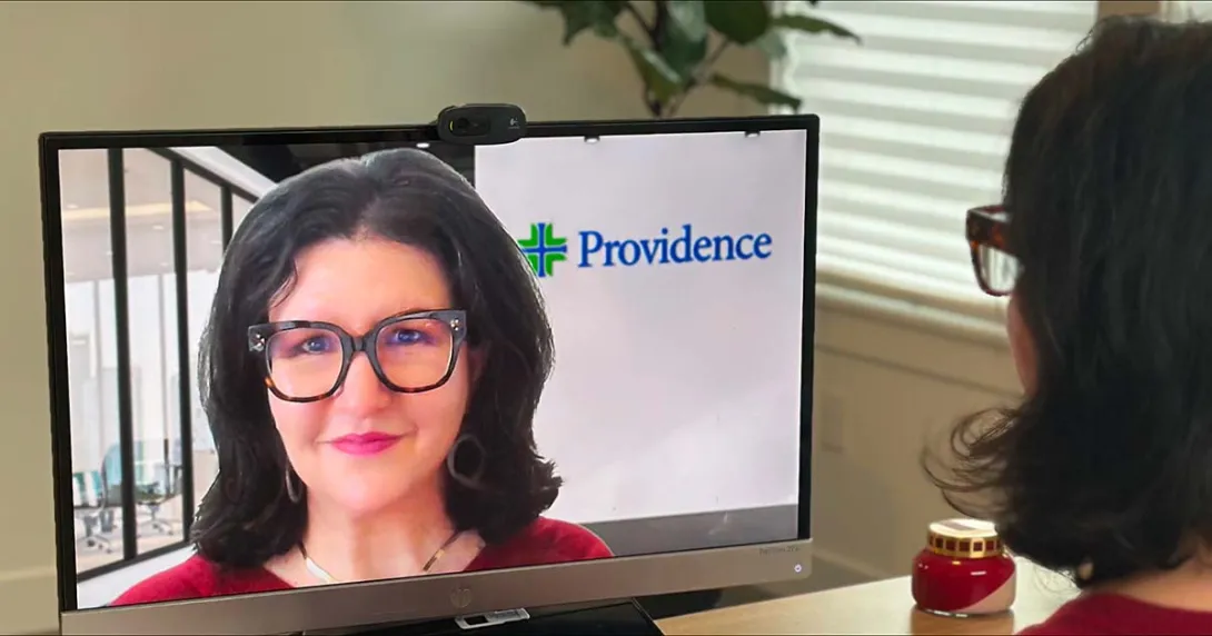 Sherene Schlegel, RN, of Providence on telemedicine