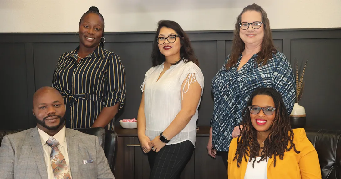 360 Human Services' Harry Jackson and staff