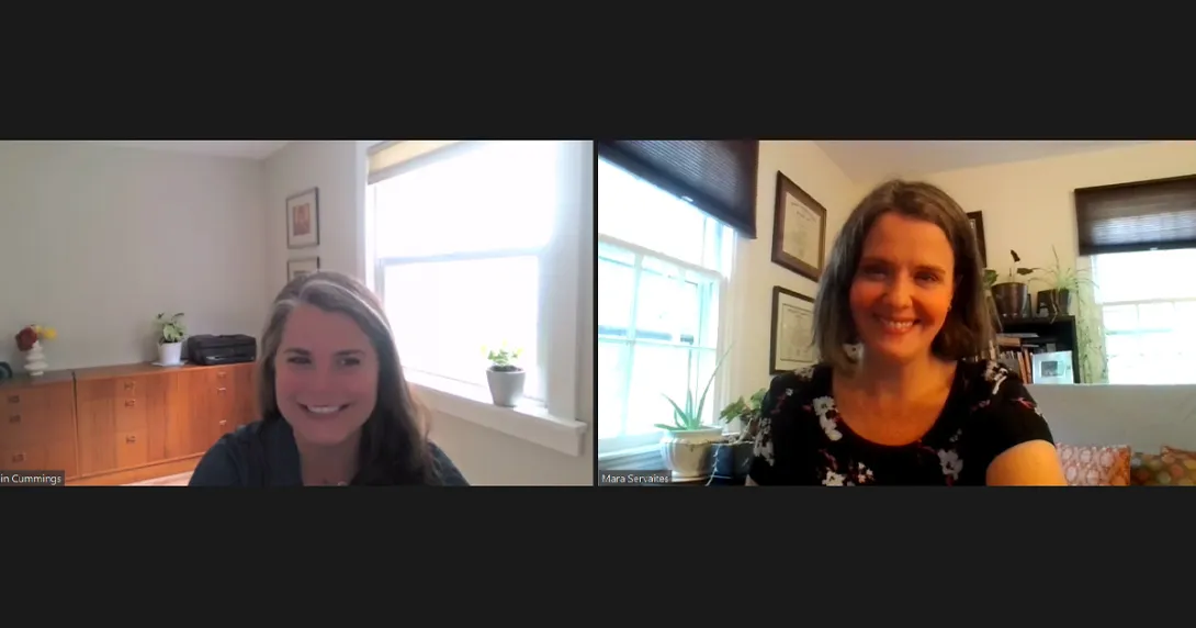 Robin Cummings and Mara Servaites of the Virginia Telehealth Network