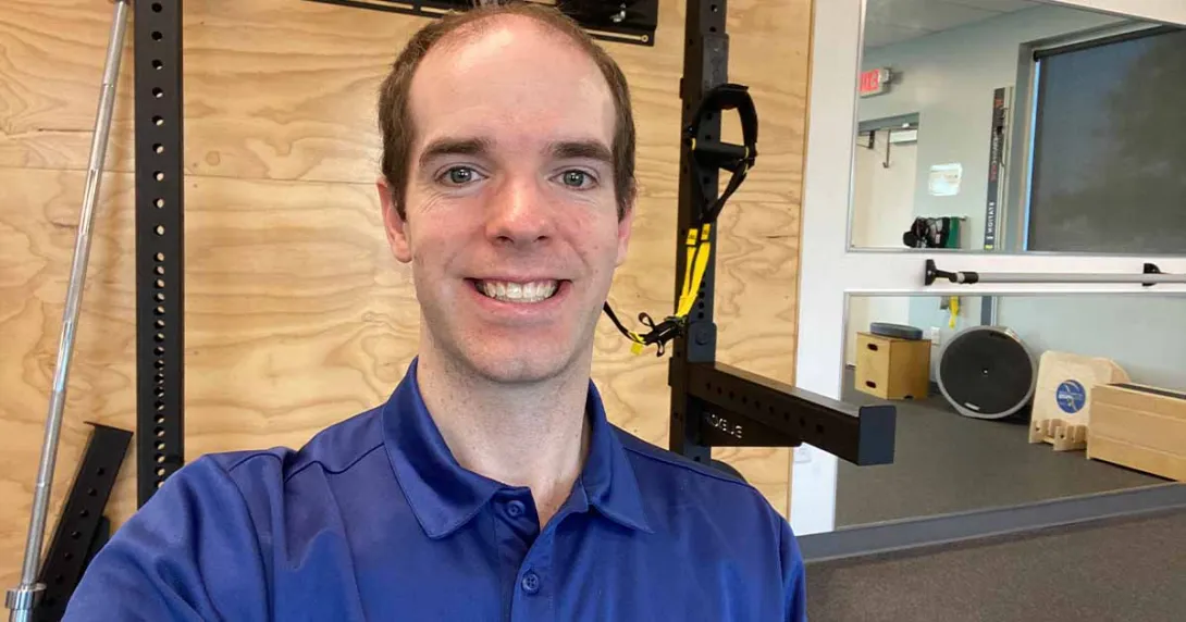 Matt Mastenbrook, DPT, of Baylor Scott &amp; White Institute for Rehabilitation