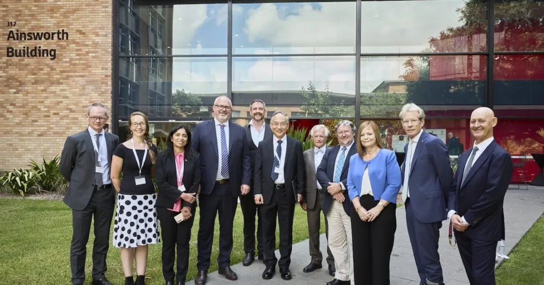UNSW professors pose for a picture during the official launch of the ARC Research Hub for Connected Sensors for Health