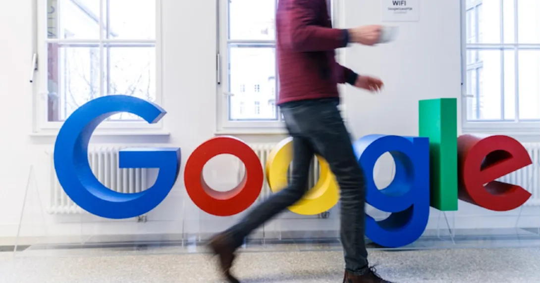 Google office corridor