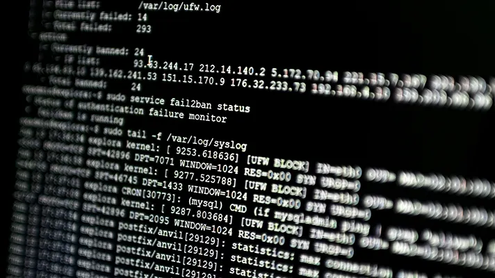 code of cyberattack of server firewall