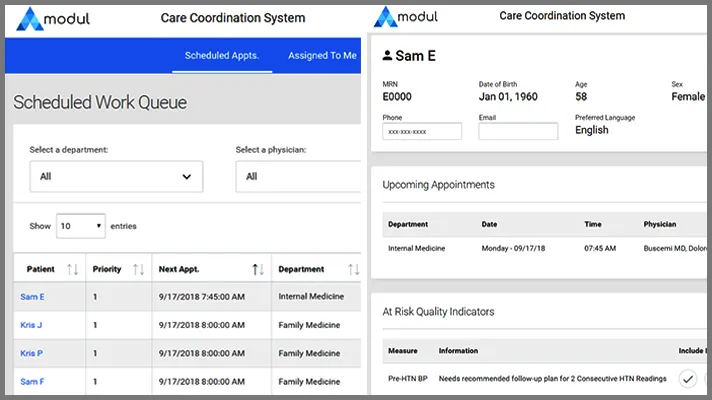 screen snap of Modul app
