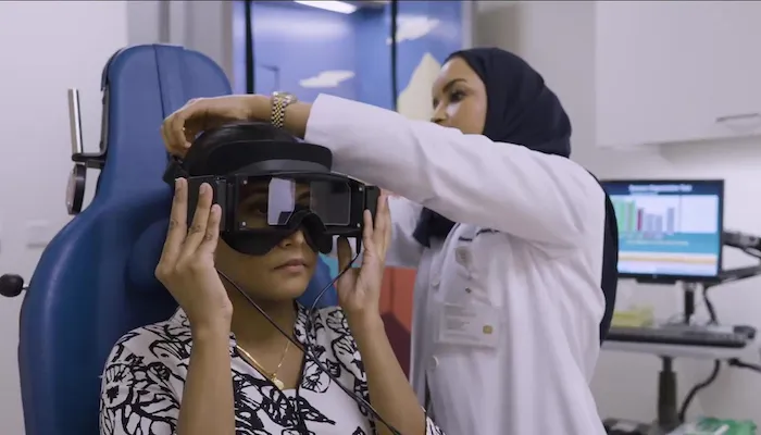 Cleveland Clinic Abu Dhabi, NASA, chronic dizziness, EquiTest