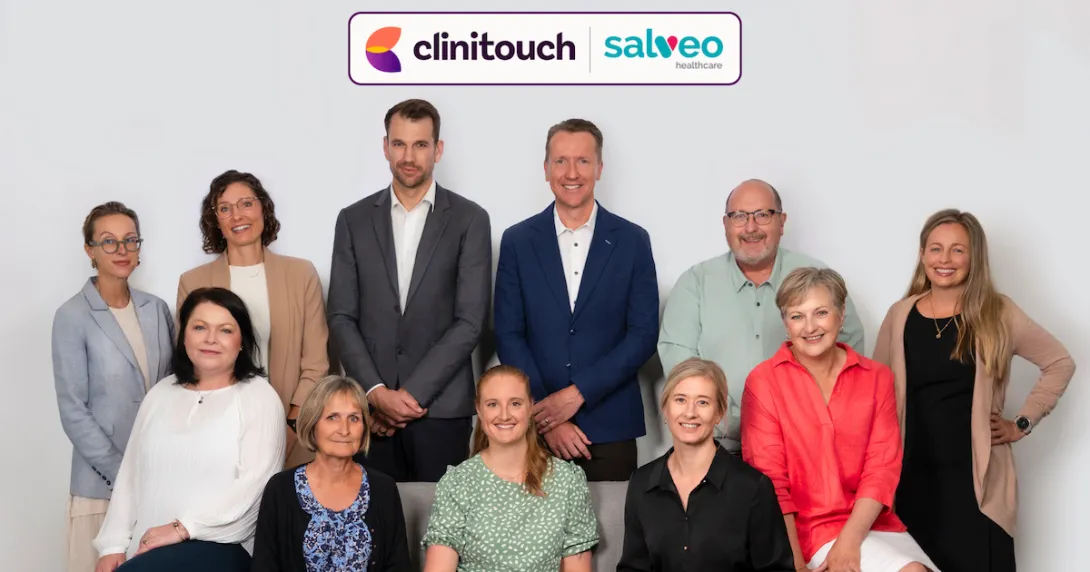 Representatives of Clinitouch and Salveo Healthcare