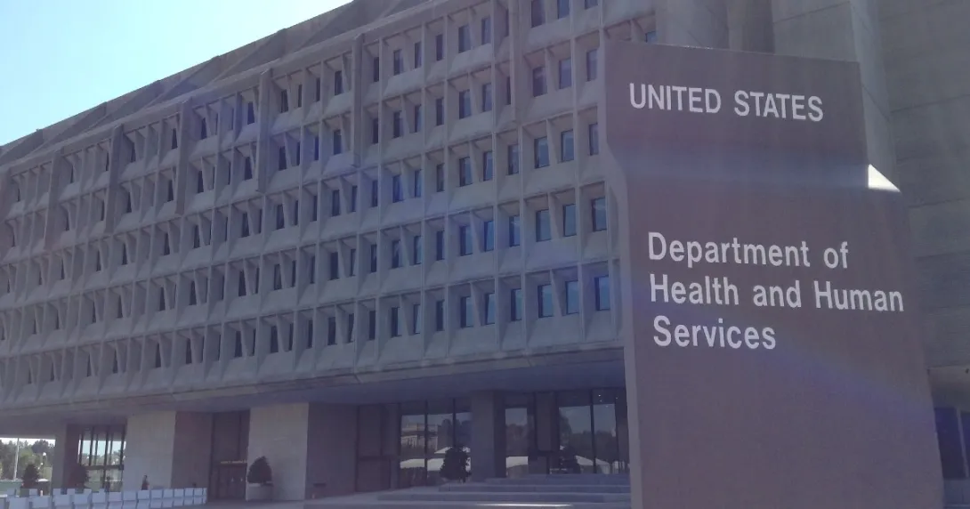 The U.S. Department of Health and Human Services building