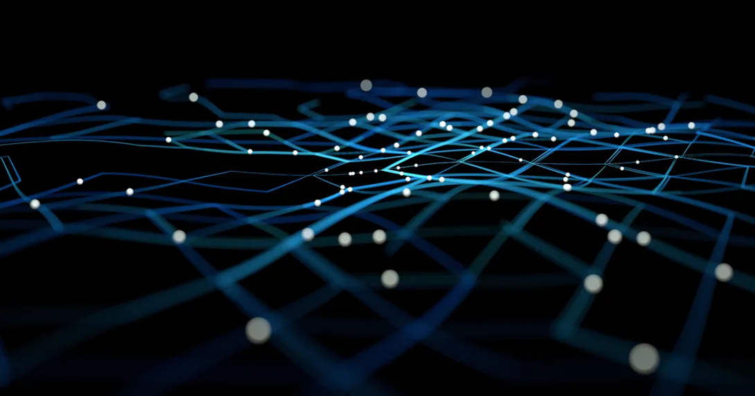 A network of connected points
