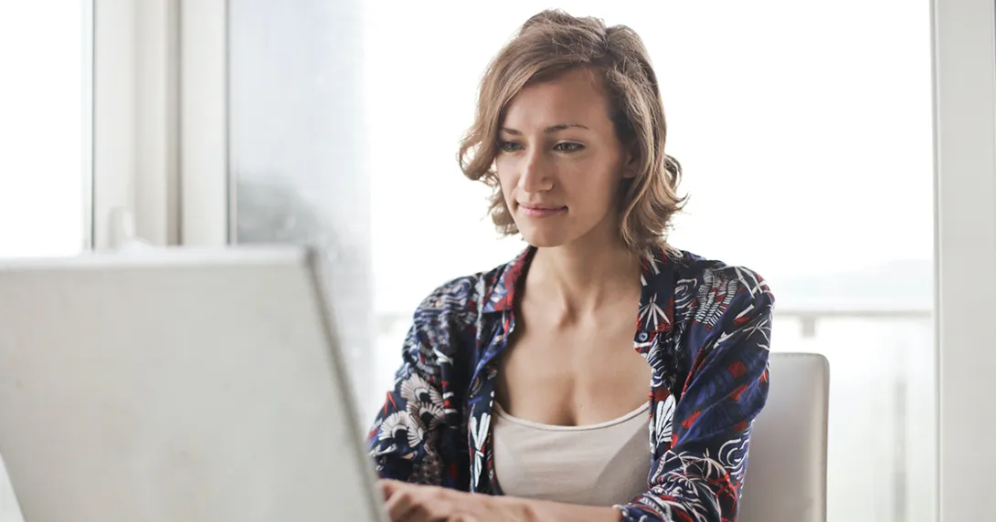 Patient logs into patient portal