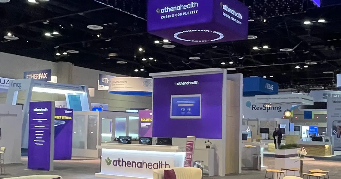 athenahealth tradeshow booth