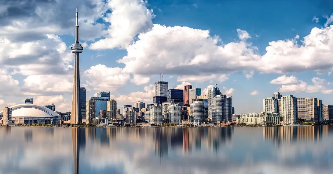 Toronto seen from the water