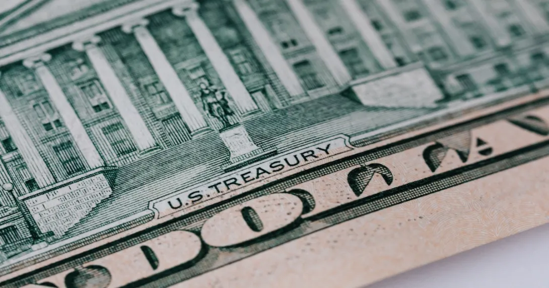 The back of a currency bill