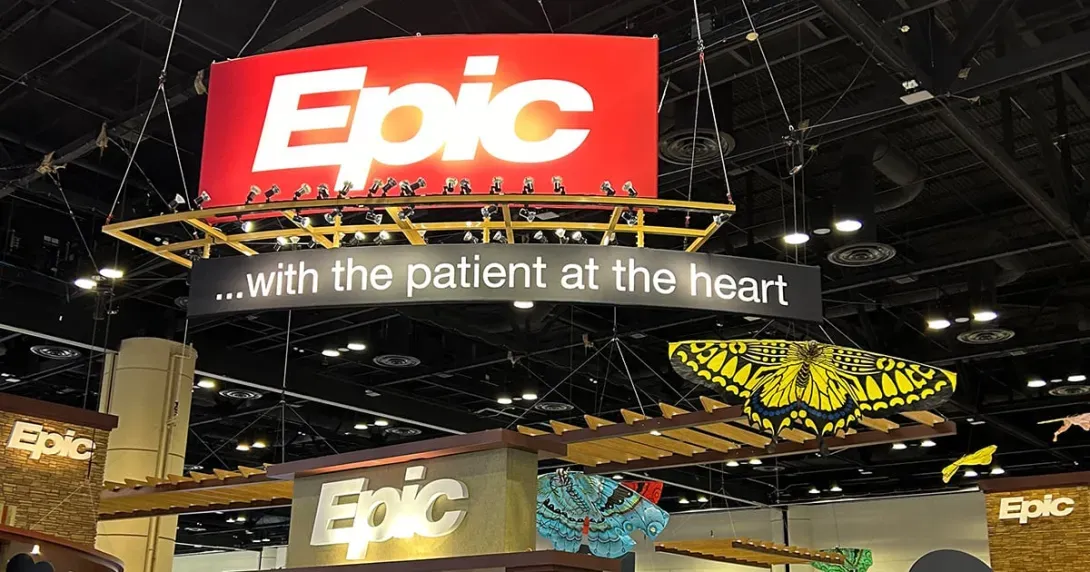 Epic booth at HIMSS
