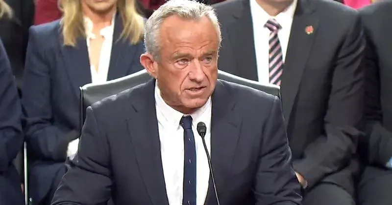HHS Secretary Robert F. Kennedy Jr. at a Senate hearing