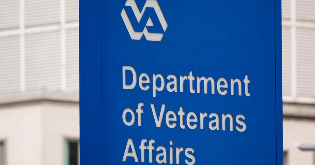 VA building and signage