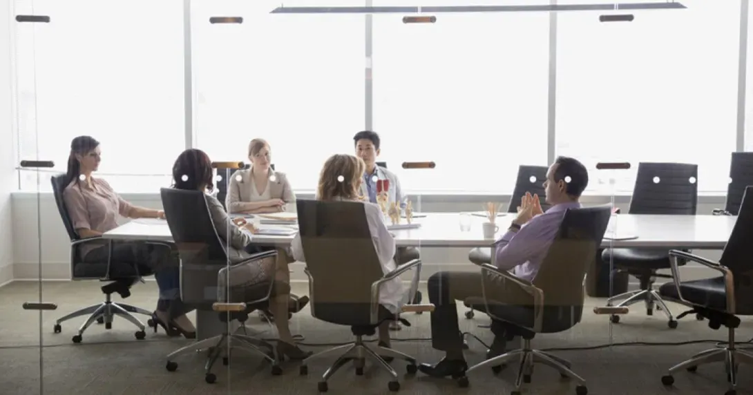 executives at a table