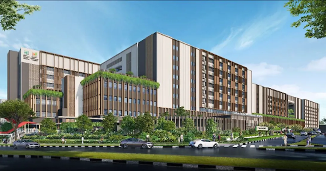 An artist's impression of the upcoming Eastern General Hospital
