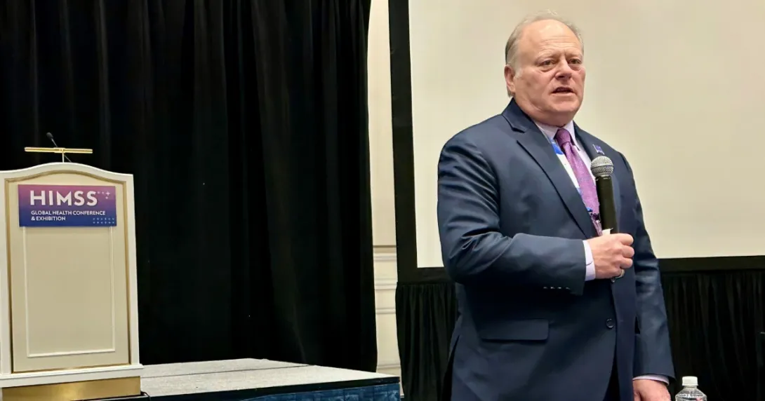 HIMSS CEO Hal Wolf at HIMSS26