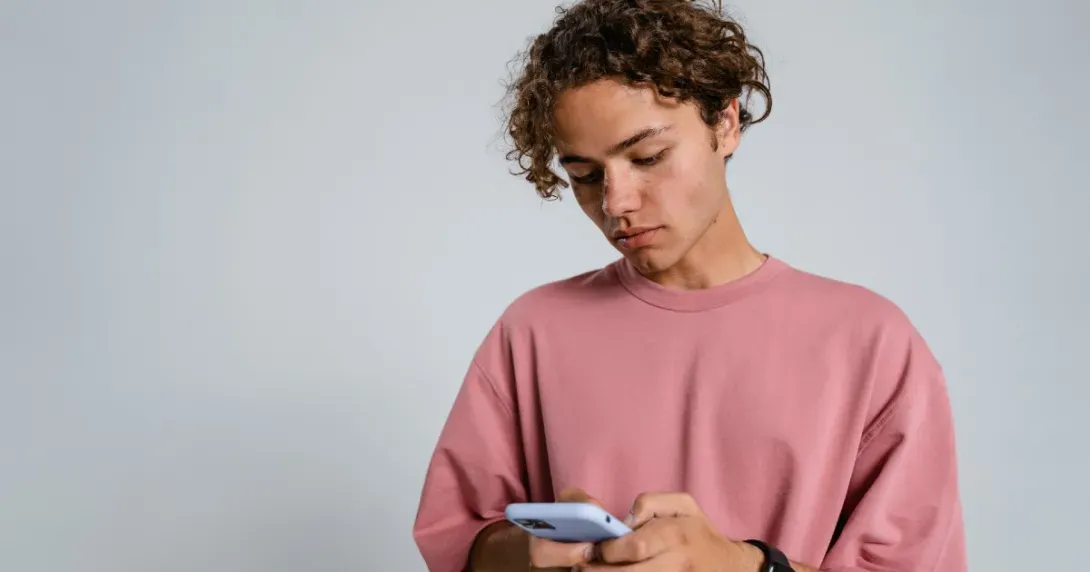 Person on a cellphone