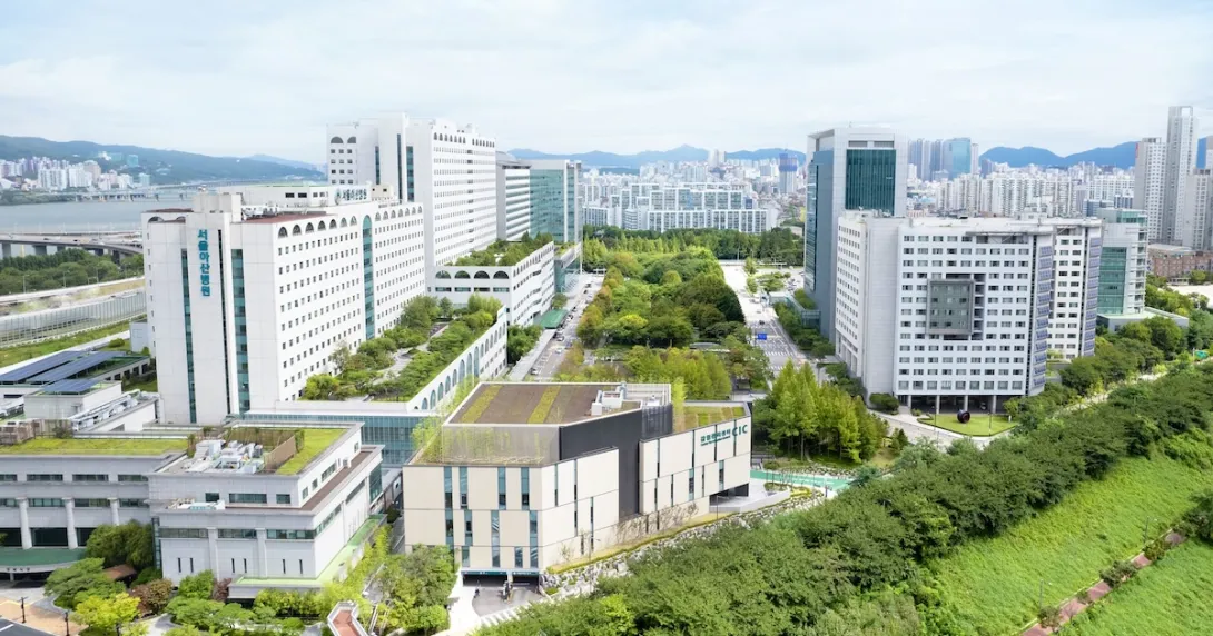The Medical Complex of Asan Medical Center in Seoul, South Korea