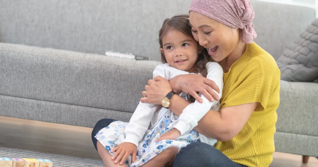 Person holding a child