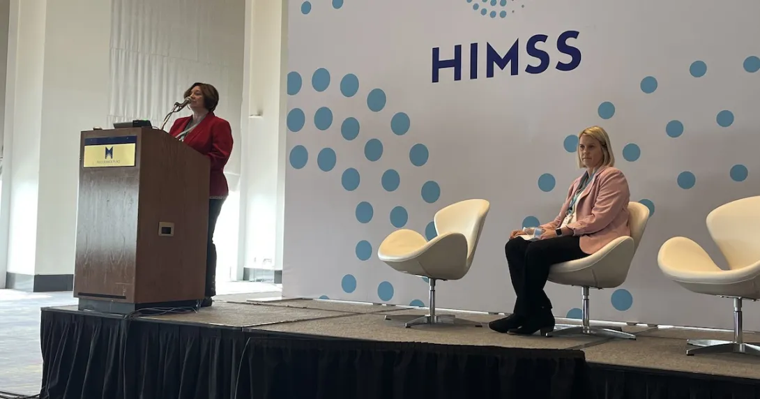 Frederick Health's Jackie Rice and Dr. Kristin Conley