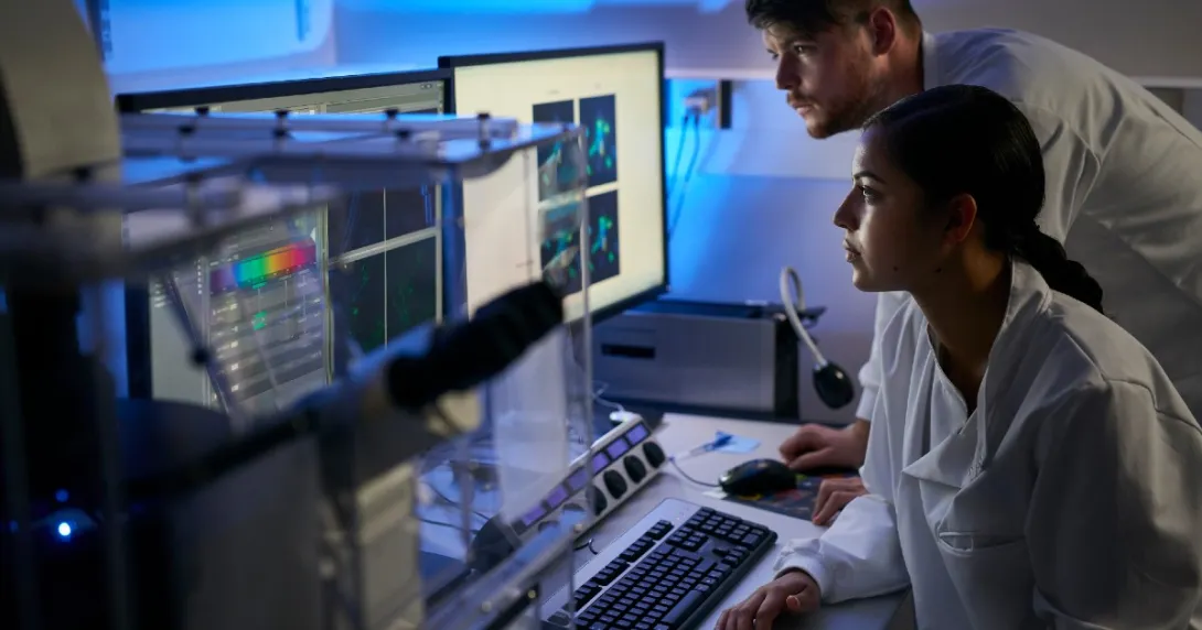 Physicians examine AI output